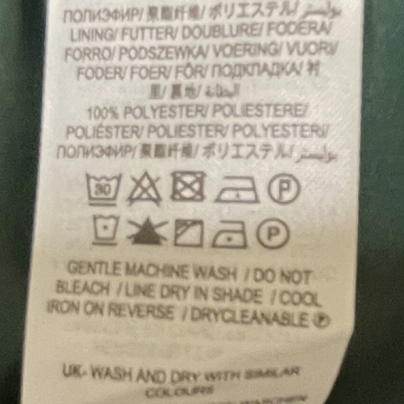 Boden Abigail Palm Leaf Floral Print Shirt Dress, Green - Picture 11 of 11